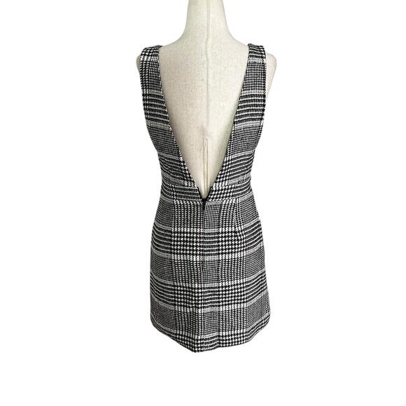 Forever 21 Multicolor Houndstooth Wool Blend Mini Dress Women's Size XS | 72-3-2 - Picture 2 of 8